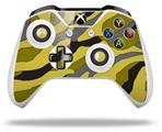 WraptorSkinz Decal Skin Wrap Set works with 2016 and newer XBOX One S / X Controller Camouflage Yellow (CONTROLLER NOT INCLUDED)