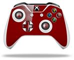 WraptorSkinz Decal Skin Wrap Set works with 2016 and newer XBOX One S / X Controller Solids Collection Red Dark (CONTROLLER NOT INCLUDED)