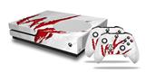 WraptorSkinz Decal Skin Wrap Set works with 2016 and newer XBOX One S Console and 2 Controllers WraptorSkinz WZ on White