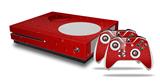 WraptorSkinz Decal Skin Wrap Set works with 2016 and newer XBOX One S Console and 2 Controllers Raining Red