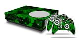 WraptorSkinz Decal Skin Wrap Set works with 2016 and newer XBOX One S Console and 2 Controllers St Patricks Clover Confetti