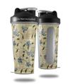 Skin Decal Wrap works with Blender Bottle 28oz Flowers and Berries Blue (BOTTLE NOT INCLUDED)