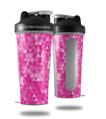 Skin Decal Wrap works with Blender Bottle 28oz Triangle Mosaic Fuchsia (BOTTLE NOT INCLUDED)