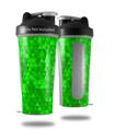Skin Decal Wrap works with Blender Bottle 28oz Triangle Mosaic Green (BOTTLE NOT INCLUDED)