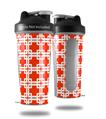 Skin Decal Wrap works with Blender Bottle 28oz Boxed Red (BOTTLE NOT INCLUDED)