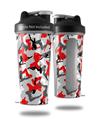 Skin Decal Wrap works with Blender Bottle 28oz Sexy Girl Silhouette Camo Red (BOTTLE NOT INCLUDED)