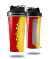Skin Decal Wrap works with Blender Bottle 28oz Ripped Colors Red Yellow (BOTTLE NOT INCLUDED)