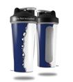 Skin Decal Wrap works with Blender Bottle 28oz Ripped Colors Blue White (BOTTLE NOT INCLUDED)