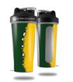 Skin Decal Wrap works with Blender Bottle 28oz Ripped Colors Green Yellow (BOTTLE NOT INCLUDED)