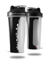 Skin Decal Wrap works with Blender Bottle 28oz Ripped Colors Black Gray (BOTTLE NOT INCLUDED)