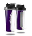 Skin Decal Wrap works with Blender Bottle 28oz Ripped Colors Purple White (BOTTLE NOT INCLUDED)