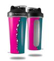 Skin Decal Wrap works with Blender Bottle 28oz Ripped Colors Hot Pink Seafoam Green (BOTTLE NOT INCLUDED)