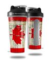 Skin Decal Wrap works with Blender Bottle 28oz Painted Faded and Cracked Canadian Canada Flag (BOTTLE NOT INCLUDED)