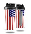 Skin Decal Wrap works with Blender Bottle 28oz USA American Flag 01 (BOTTLE NOT INCLUDED)