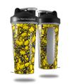 Skin Decal Wrap works with Blender Bottle 28oz Scattered Skulls Yellow (BOTTLE NOT INCLUDED)
