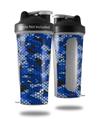 Skin Decal Wrap works with Blender Bottle 28oz HEX Mesh Camo 01 Blue Bright (BOTTLE NOT INCLUDED)