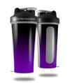Skin Decal Wrap works with Blender Bottle 28oz Smooth Fades Purple Black (BOTTLE NOT INCLUDED)