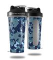 Skin Decal Wrap works with Blender Bottle 28oz WraptorCamo Old School Camouflage Camo Navy (BOTTLE NOT INCLUDED)