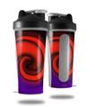 Skin Decal Wrap works with Blender Bottle 28oz Alecias Swirl 01 Red (BOTTLE NOT INCLUDED)