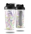 Skin Decal Wrap works with Blender Bottle 28oz Neon Swoosh on White (BOTTLE NOT INCLUDED)