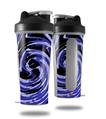 Skin Decal Wrap works with Blender Bottle 28oz Alecias Swirl 02 Blue (BOTTLE NOT INCLUDED)