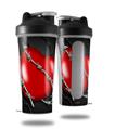 Skin Decal Wrap works with Blender Bottle 28oz Barbwire Heart Red (BOTTLE NOT INCLUDED)