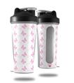 Skin Decal Wrap works with Blender Bottle 28oz Pastel Butterflies Pink on White (BOTTLE NOT INCLUDED)