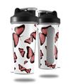 Skin Decal Wrap works with Blender Bottle 28oz Butterflies Pink (BOTTLE NOT INCLUDED)