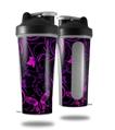 Skin Decal Wrap works with Blender Bottle 28oz Twisted Garden Purple and Hot Pink (BOTTLE NOT INCLUDED)