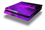 Vinyl Decal Skin Wrap compatible with Sony PlayStation 4 Slim Console Halftone Splatter Hot Pink Purple (PS4 NOT INCLUDED)