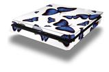 Vinyl Decal Skin Wrap compatible with Sony PlayStation 4 Slim Console Butterflies Blue (PS4 NOT INCLUDED)