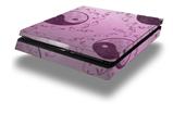Vinyl Decal Skin Wrap compatible with Sony PlayStation 4 Slim Console Feminine Yin Yang Purple (PS4 NOT INCLUDED)