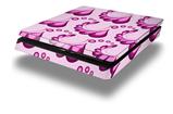 Vinyl Decal Skin Wrap compatible with Sony PlayStation 4 Slim Console Petals Pink (PS4 NOT INCLUDED)