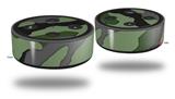 Skin Wrap Decal Set 2 Pack for Amazon Echo Dot 2 - Camouflage Green (2nd Generation ONLY - Echo NOT INCLUDED)
