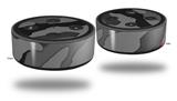 Skin Wrap Decal Set 2 Pack for Amazon Echo Dot 2 - Camouflage Gray (2nd Generation ONLY - Echo NOT INCLUDED)