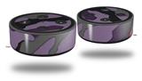 Skin Wrap Decal Set 2 Pack for Amazon Echo Dot 2 - Camouflage Purple (2nd Generation ONLY - Echo NOT INCLUDED)