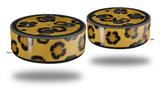 Skin Wrap Decal Set 2 Pack for Amazon Echo Dot 2 - Leopard Skin (2nd Generation ONLY - Echo NOT INCLUDED)