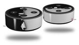 Skin Wrap Decal Set 2 Pack for Amazon Echo Dot 2 - Ripped Colors Black Gray (2nd Generation ONLY - Echo NOT INCLUDED)
