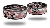 Skin Wrap Decal Set 2 Pack for Amazon Echo Dot 2 - WraptorCamo Digital Camo Pink (2nd Generation ONLY - Echo NOT INCLUDED)