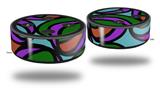 Skin Wrap Decal Set 2 Pack for Amazon Echo Dot 2 - Crazy Dots 03 (2nd Generation ONLY - Echo NOT INCLUDED)