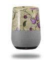 Decal Style Skin Wrap for Google Home Original - Flowers and Berries Purple (GOOGLE HOME NOT INCLUDED)
