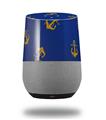 Decal Style Skin Wrap for Google Home Original - Anchors Away Blue (GOOGLE HOME NOT INCLUDED)