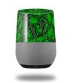 Decal Style Skin Wrap for Google Home Original - Scattered Skulls Green (GOOGLE HOME NOT INCLUDED)