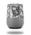 Decal Style Skin Wrap for Google Home Original - Scattered Skulls White (GOOGLE HOME NOT INCLUDED)