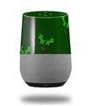 Decal Style Skin Wrap for Google Home Original - Christmas Holly Leaves on Green (GOOGLE HOME NOT INCLUDED)