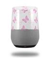 Decal Style Skin Wrap for Google Home Original - Pastel Butterflies Pink on White (GOOGLE HOME NOT INCLUDED)