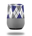 Decal Style Skin Wrap for Google Home Original - Argyle Blue and Gray (GOOGLE HOME NOT INCLUDED)