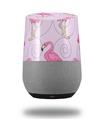 Decal Style Skin Wrap for Google Home Original - Flamingos on Pink (GOOGLE HOME NOT INCLUDED)
