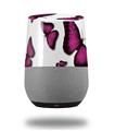 Decal Style Skin Wrap for Google Home Original - Butterflies Purple (GOOGLE HOME NOT INCLUDED)