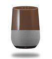 Decal Style Skin Wrap for Google Home Original - Solids Collection Chocolate Brown (GOOGLE HOME NOT INCLUDED)